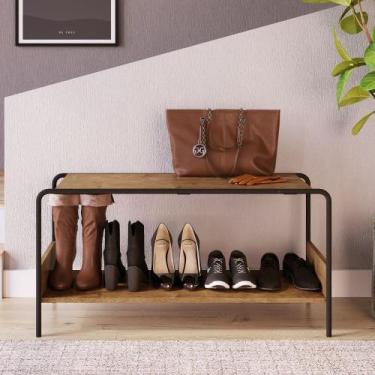 Imagem de Sapateira Banco Iron para Hall de entrada Móvel na Caixa, Vermont/Pret