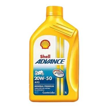 Imagem de Oleo para moto shell advance 4t ax5 20w-50 sl/ ma