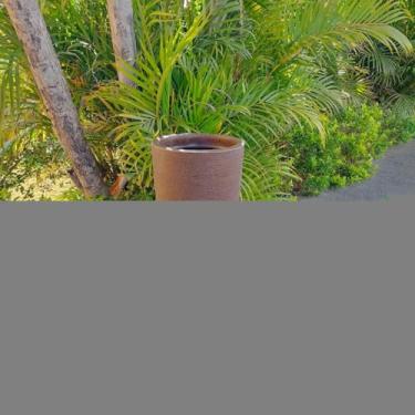 Imagem de Vaso polietileno para plantas decorativo coluna efeito marmorizado 68x25