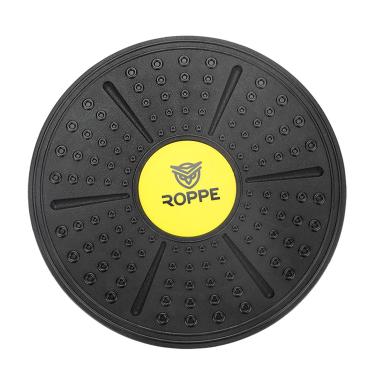 Imagem de Roppe Disco de Equilíbrio 36cm para Atividade Física de Polipropileno Preto e Amarelo