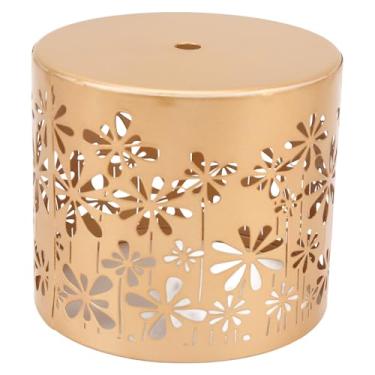 Imagem de Metal Candle Holder Ferro Redondo Oco Out Decorativo Vela Gaiola para Mesa Centerpiece Lareira Home Decor Festa de Casamento Durável Design elegante Perfeito para Sala Quarto