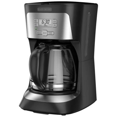 Imagem de Máquina de Café Cafeteira Programável Black+Decker 12 Xícaras, Função Auto Desligamento, Jarra de Vidro, Preta – 1,8 L, 1000 W