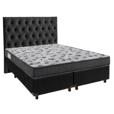 Imagem de Kit Cama Box + Cabeceira + Colchão Casal D33 - Iso100 - Ortobom