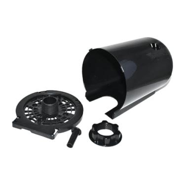 Imagem de BLWOTMOR Capa para Motor de Ventilador Oscilante de Piso para Substituição em Sala de Estar, Preto, Tamanho real