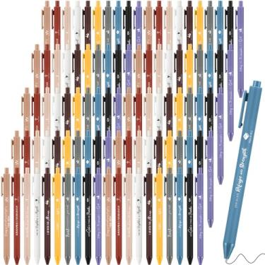 Imagem de Engrowtic 100 canetas esferográficas, presentes cristãos, versículo bíblico, multicolorido, citações inspiradoras, presente de agradecimento, agradecimento, cristão, presente para homens e mulheres