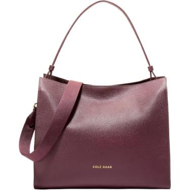 Imagem de Cole Haan Bolsa de ombro Carryall, granada preta, Granada preta