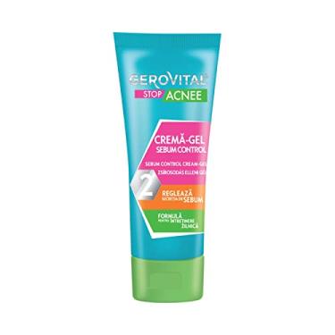 Imagem de GEROVITAL STOP ACNE Creme facial de controle de sebo, efeito matificante e anti-irritante, reduz a secreção de sebo, desbloqueia os poros, 50 ml
