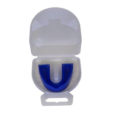 Imagem de Estojo Transparente e Protetor Bucal Simples Moldável P/ Muay Thai, Bo