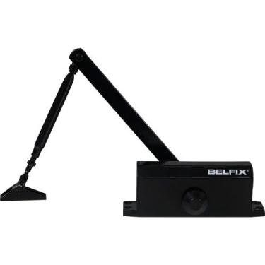 Imagem de Mola Aérea Automática Para Portas Até 60 Kg Preta Bel