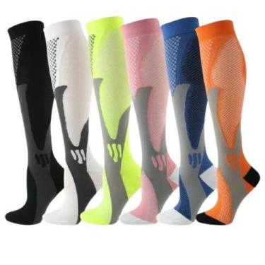 Imagem de Kit 6 Pares Meia De Compressão Para Trombose E Circulação - BBH