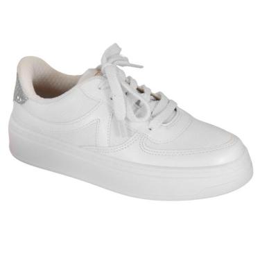 Imagem de Tênis Beira Rio Feminino Flatform Casual Street 4305.113, Branco, 36