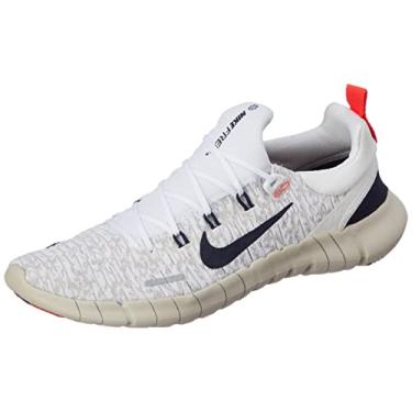 Imagem de Nike Sapatos masculinos de cano baixo, Branco/Madeira de Orewood Claro, Carmesim Brilhante/Obsidiana, 40