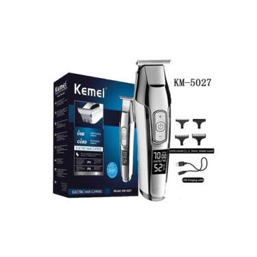 Imagem de Aparador de cabelo e barba Kemei KM-5027 High Power 5W 800mAh - Lightb