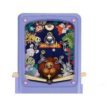 Imagem de Máquina de jogo portátil de pinball infantil de jogos de tabuleiro rox