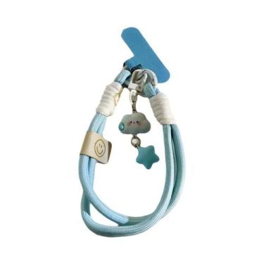 Imagem de Chaveiro De Moda Kuromi Hello Kitty Cinnamoroll Com Cordão Para Celula