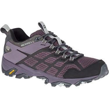 Imagem de Merrell Tênis feminino de caminhada impermeável Moab FST 2, Granito/tubarão, 7