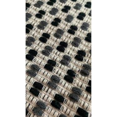 Imagem de Tapete para Sala Aconchegante e Moderno Decoracao de Quarto Lavavel e Antiderrapante para Ampliar o Conforto da Sua Casa(pilão preto e cinza,1,50x3,00)