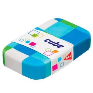 Imagem de Borracha Cube - Textura Macia - Tris, Azul