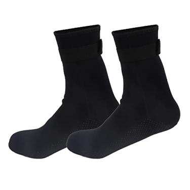 Imagem de Meias de Surf, Meias de Mergulho de Neoprene de 3 Mm, Preservação do Calor, Elásticas, à Prova d'água, Leves, para Homens, Antiderrapantes, para Mergulho Profundo e Natação (L por 12 a 36 meses)