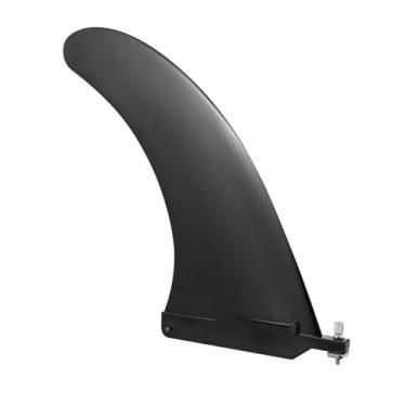 Imagem de TuTuYa Barbatana para prancha de paddleboard de 22,5 cm, parafuso de barbatana sem ferramenta, substituição da aleta central de 22 cm para longboard, prancha de surf e prancha de remo
