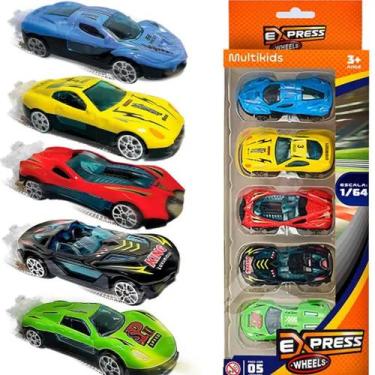 Imagem de Carros kit colecionável 164 express wheels die cast br2000 multikids p