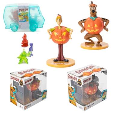 Imagem de Scooby-Doo Looney Scoob Mini Figure Cartoon Bundled with Tunes Character Pal Shaggy + Tiny Mights Blind Box Pack Button & Zoinks Witch Doctor 6 Items