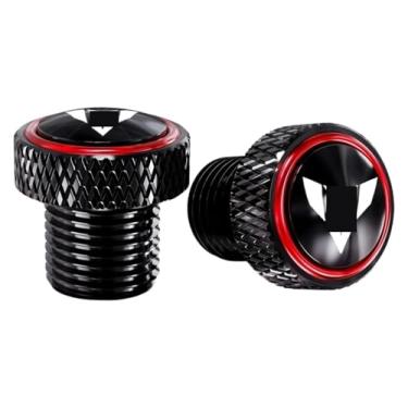 Imagem de BYYINGSUS Acessórios de motocicleta M10*1,25 Tampa de parafusos de furo de espelho traseiro compatível com Y&AMAHA MT07 MT09 MT10 MT15 MT 07 09 10 SP FZ09 FZ07 (vermelho-mt)