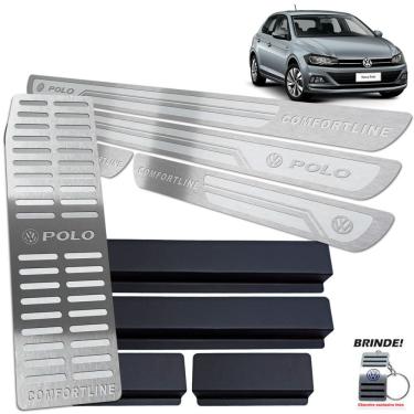 Imagem de Descanso Soleira Prata Alto Relevo Polo Comfortline 2018/20