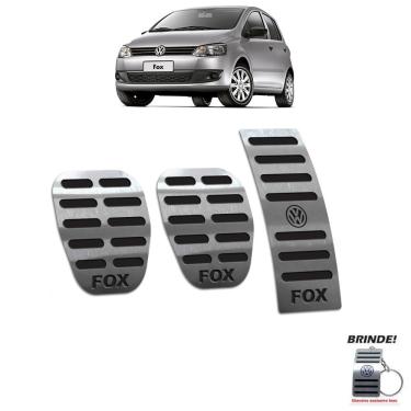 Imagem de Pedaleira Em Aço Inox Fox 2004 A 2013 Preto