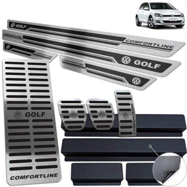 Imagem de Descanso Pedaleira Manual Soleira Golf Comfortline Preto