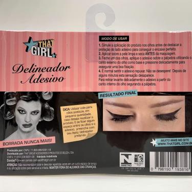 Imagem de Delineador Adesivo That Girl Preto Com 4 Pares
