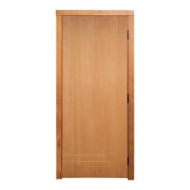 Imagem de Porta de Giro Frisada P/ Verniz 210x70 - Vanin Portas e Janelas