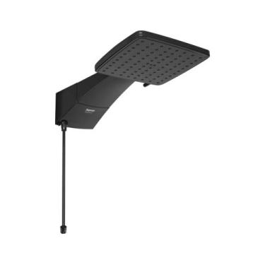 Imagem de Chuveiro Ducha Quadratta Eletronica 7700W 220V Preto Black Zagonel