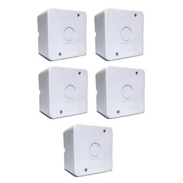 Imagem de 5 Caixa Organizadora Cam Protetora Sobrepor Passagem 80x80 - FULL SHOP