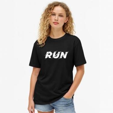 Imagem de Camiseta Corrida Caminhada Algodão Premium Macio Leve Confrtável Anti Odor RUN-Unissex