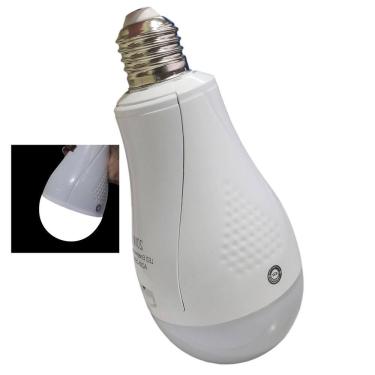 Imagem de Lampada de Emergencia LED Recarregavel Inteligente E27 Queda de Energia Camping Trilha Pesca Portatil Potente Multiuso