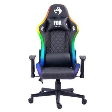 Imagem de Cadeira Gamer Fox Racer Iluminação RGB em LED e Alto Falante Integrado