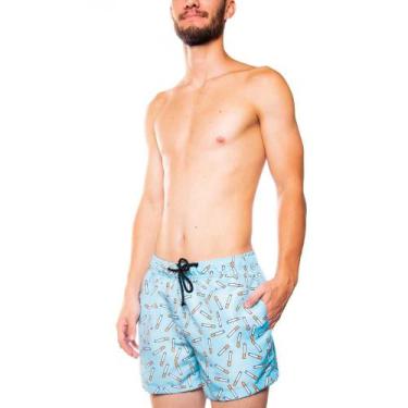 Imagem de Shorts Masculino Praia Piscina Academia Tactel Estampado MXC BRASIL, C