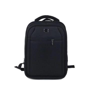 Imagem de Mochila adulto maxlog laptop polo king preta  - Luxcel