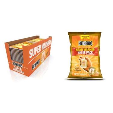 Imagem de Aquecedores HotHands Body & Hand Super Warmers + Aquecedor de mãos