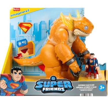 Imagem de Imaginext Dc Super Friends Superman E Kaiju Mattel Jdl07