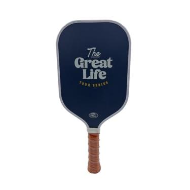 Imagem de Black Elite Performance Pickleball Paddle | Fibra de carbono 3K | Aprovado pela USAPA | Cabo de 15 cm | Núcleo de favo de mel de 16 mm | Leve 230 g | Retrô e elegante | Raquete única + capa de