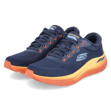 Imagem de Skechers Tênis masculino com cadarço em verde, Azul, 45