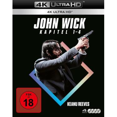 Imagem de John Wick - Kapitel 1-4 (4 4K Ultra HDs) [Alemania] [Blu-ray]