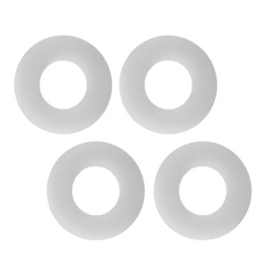 Imagem de IEUDNS 4 Peças de Anel de Vedação de Válvula de Descarga de Substituição de Silicone à Prova de Vazamento