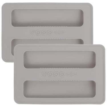 Imagem de UPKOCH Pacote com 2 capas de silicone para tampa de torradeira para 2 máquinas de pão de fatia, acessórios de máquina de pão de cozinha e protetores de poeira 15 x 10 x 1,7 cm