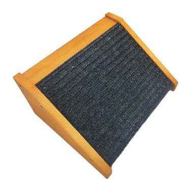 Imagem de Fenteer Rampa para Cães para Escadas, Rampa para Gatos, Escada para Gatos, Leve, Antiderrapante, de Madeira, para Animais de Estimação