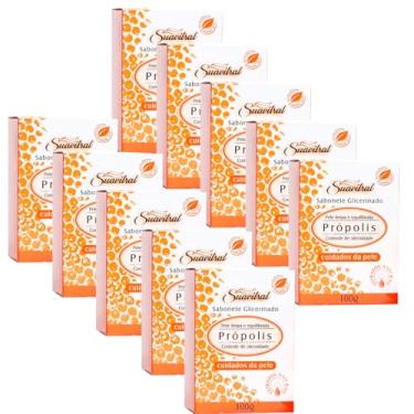 Imagem de Kit 10 Sabonete de Própolis Glicerinado Suavitrat 100g