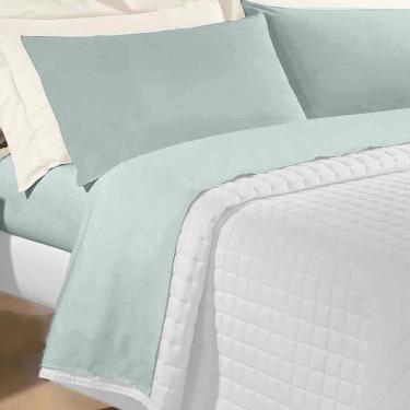 Imagem de Jogo Cama Queen 180 Fios 100% Algodão Premier Andreza Verde