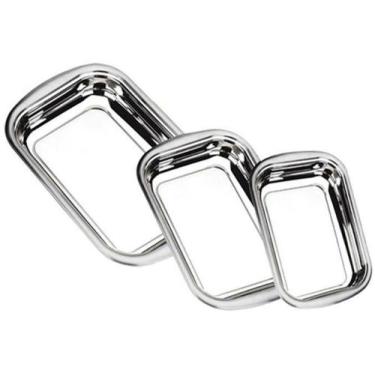 Imagem de Conjunto de Assadeiras 3 Peças - Tramontina 64310/400, Inox